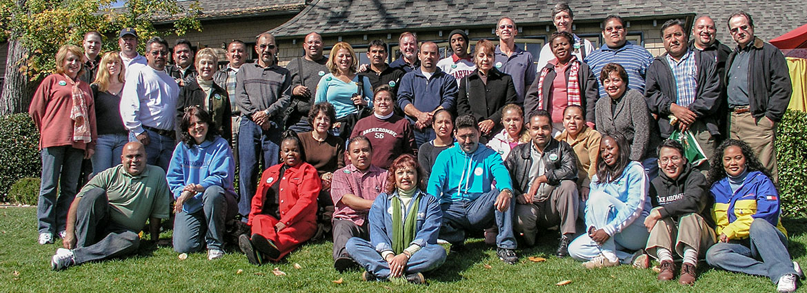 A group photo of mentor program members from 2006.