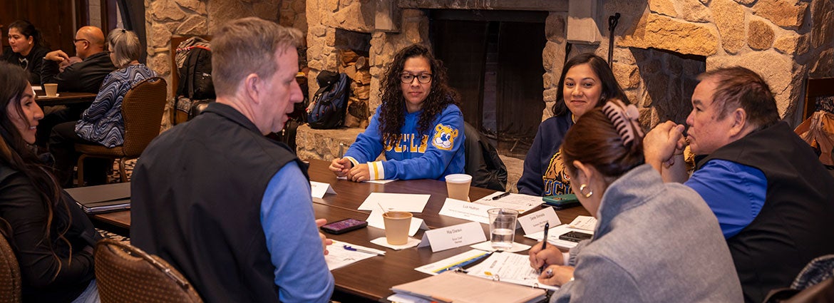 H&H Mentoring program participants building job skills at UCLA Lake Arrowhead Lodge